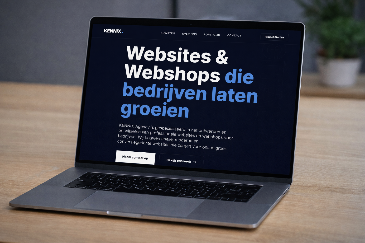 Professionele website laten maken door KENNIX Agency